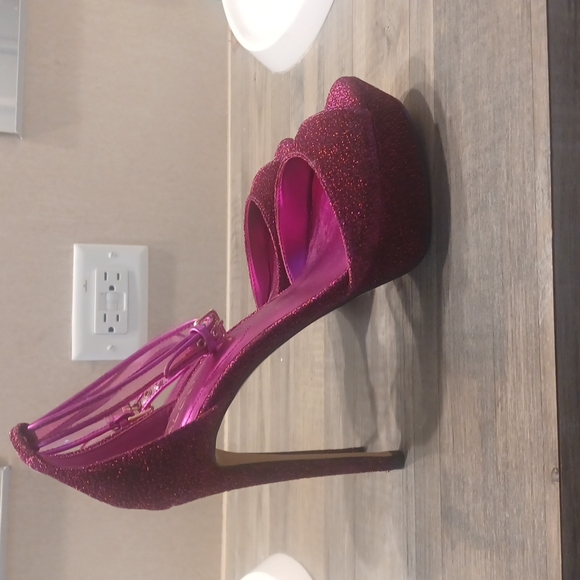 NWOT ALDO Hobo Rhinestone Pumps Plate Form Wedding Women Shoes - Picture 4 of 10